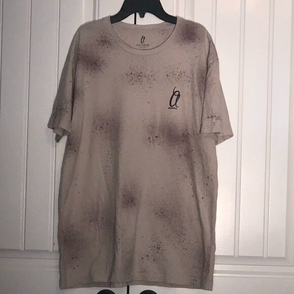 ASTRNEME short sleeved splatter design t-shirt; XL - Picture 1 of 5